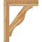 Ekena Millwork Funston Block Rough Sawn Bracket, Western Red Cedar, 6"W x 38"D x 46"H BKT06X38X46FST05RWR - alternate 4
